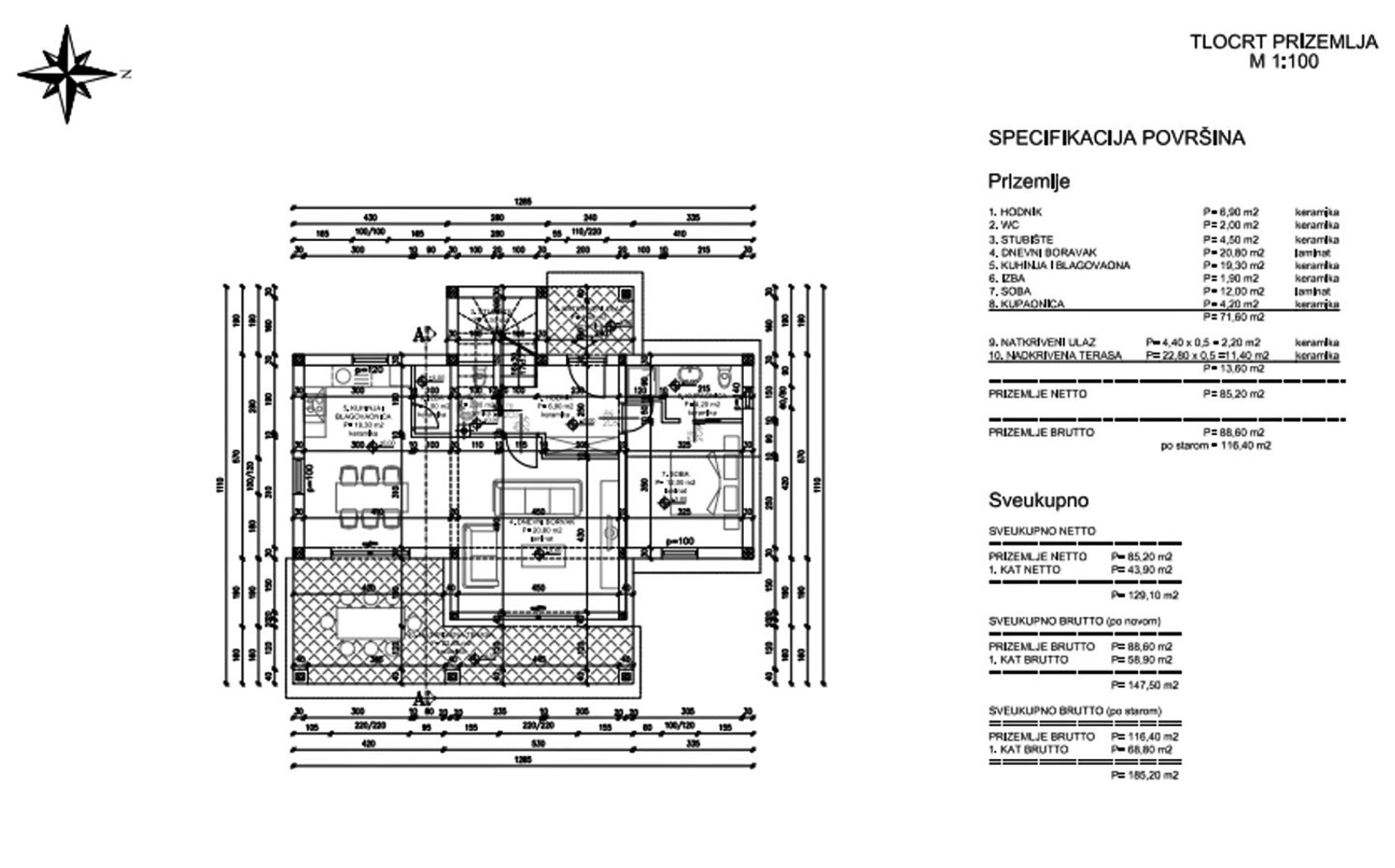 casa en Labin, Istria County 12842084