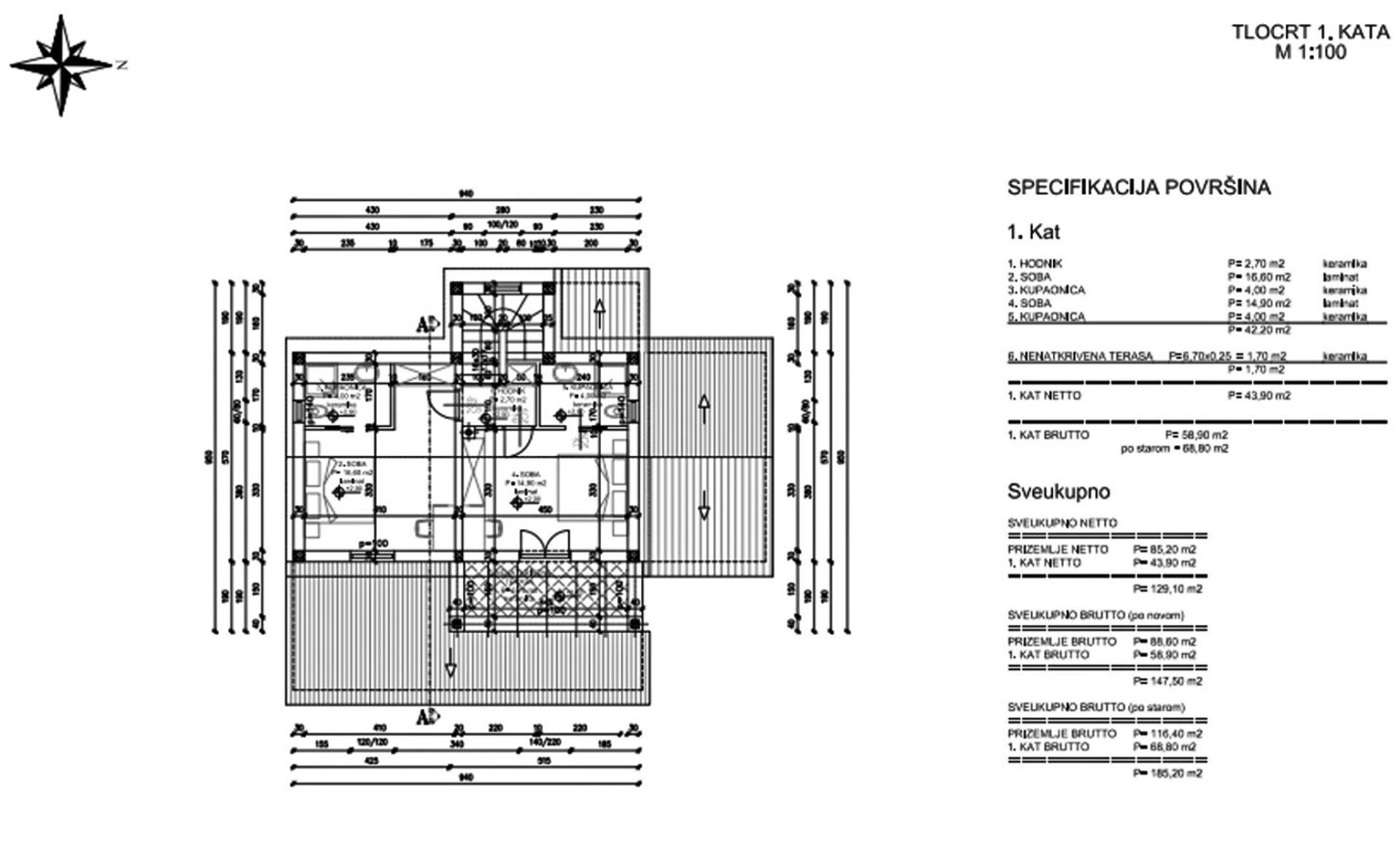 casa en Labin, Istria County 12842084