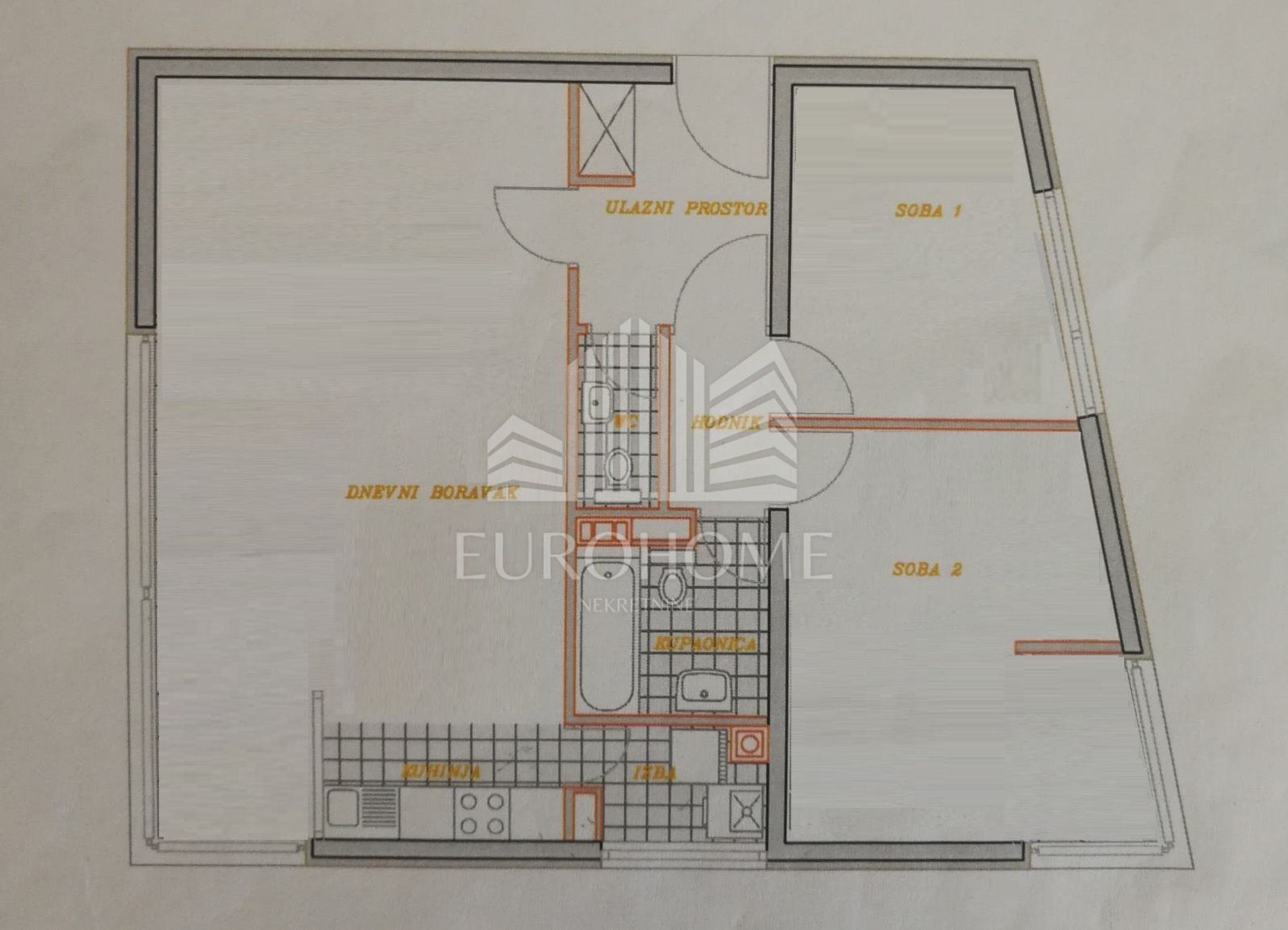 Condominium in Zagreb, Grad Zagreb 12843881