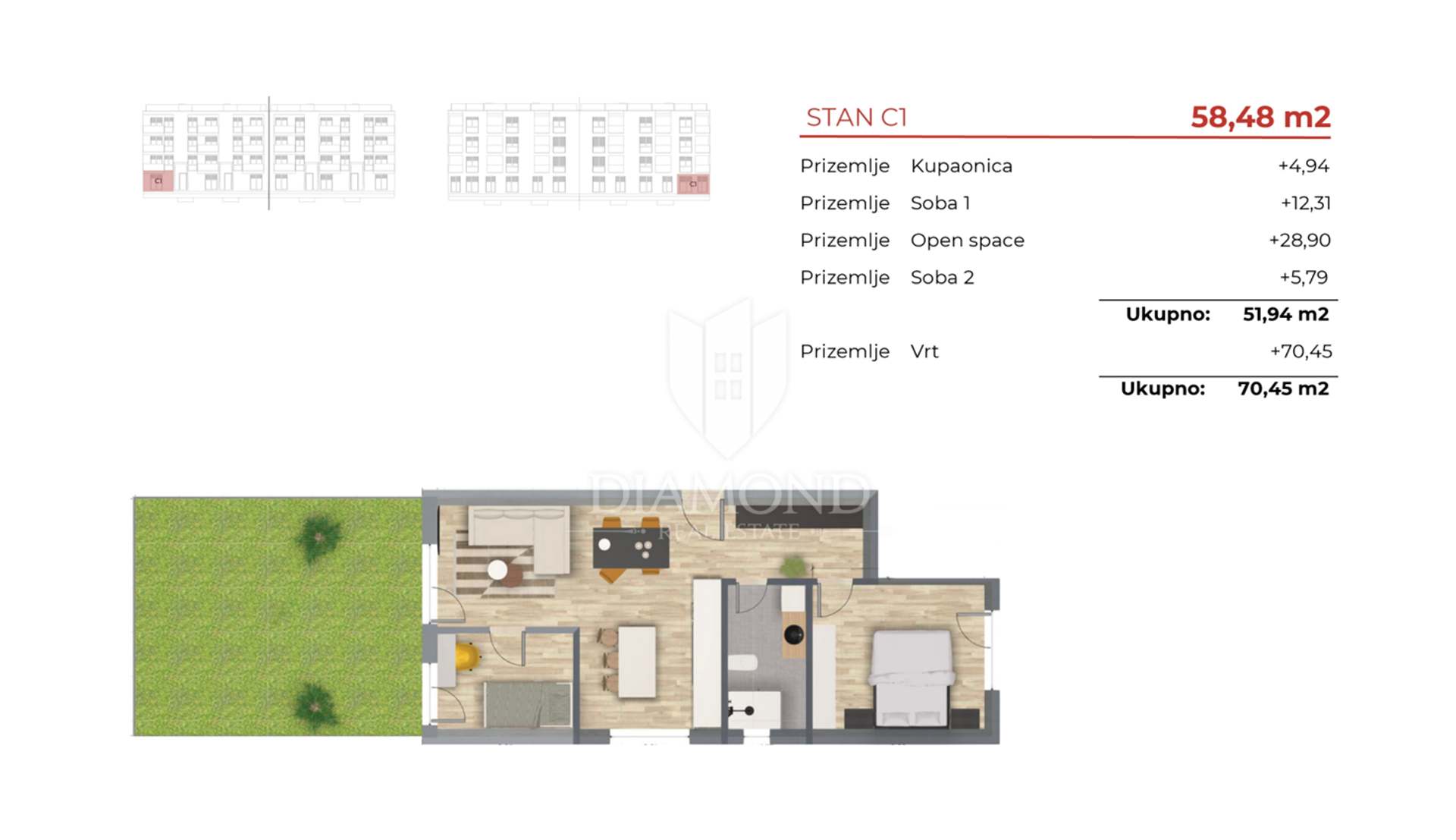 Condominium in Poreč, Istria County 12854552