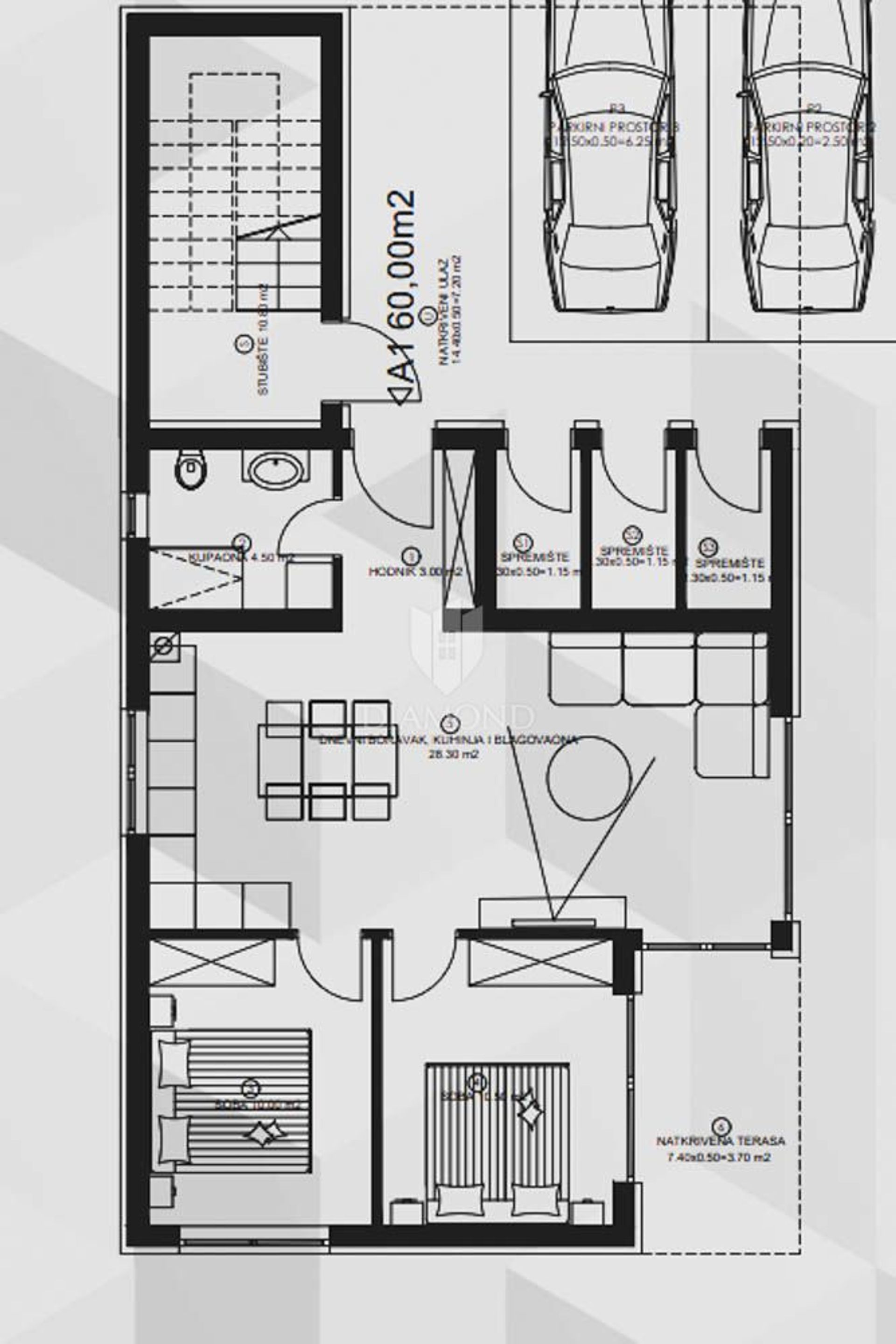 Condominium dans Pješčana Uvala, Istarska županija 12855357