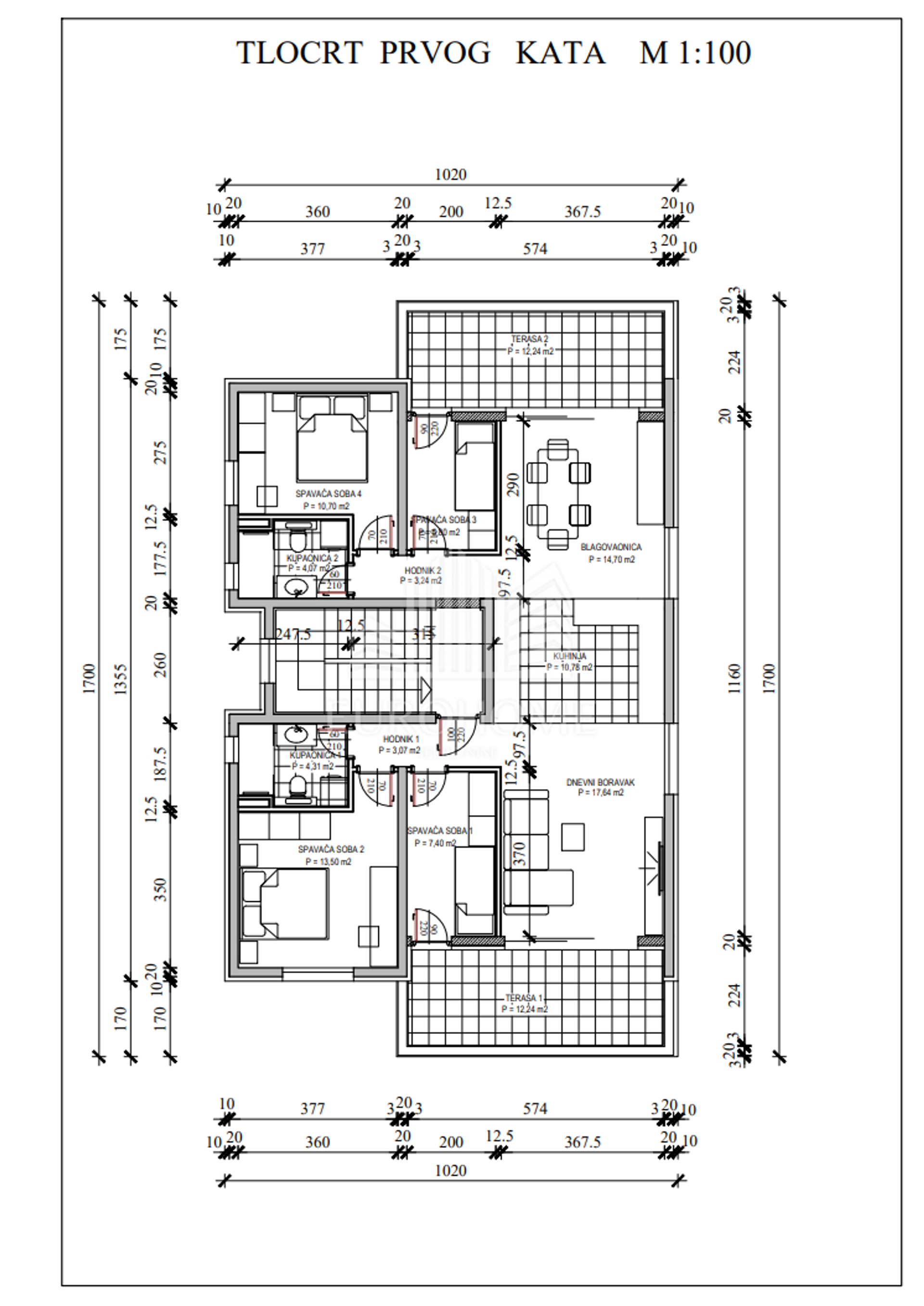 Condominium dans Petrčane, Zadar County 12863550