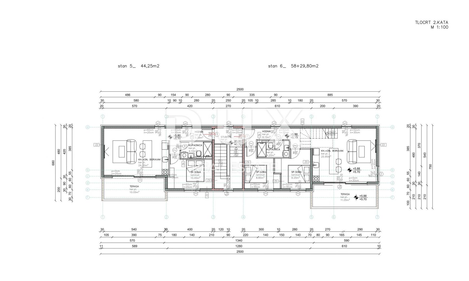 Condominium dans Povljana, Zadar County 12871109