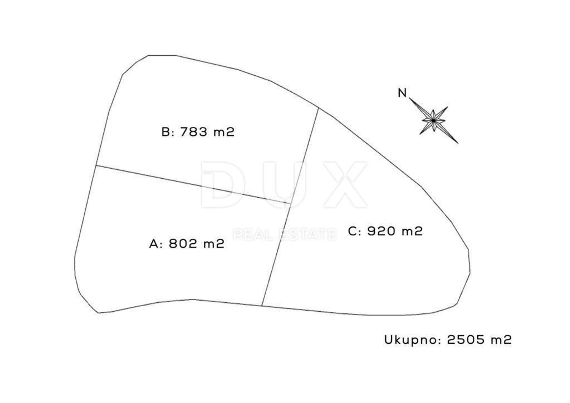 Γη σε Μαλίνσκα, Primorsko-Goranska Zupanija 12878366