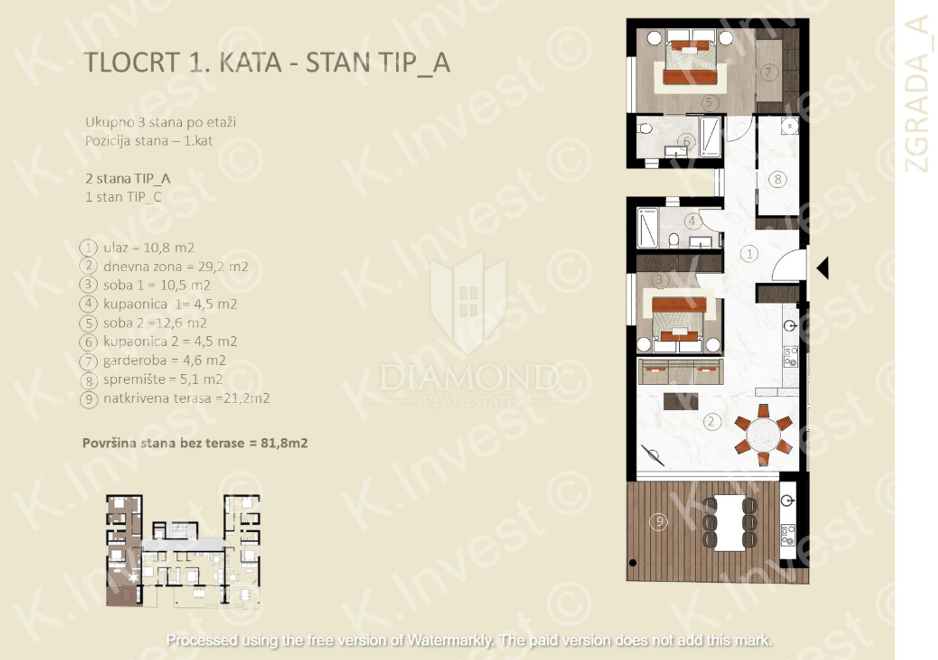 Condominium in Novigrad, Istarska Zupanija 12880822