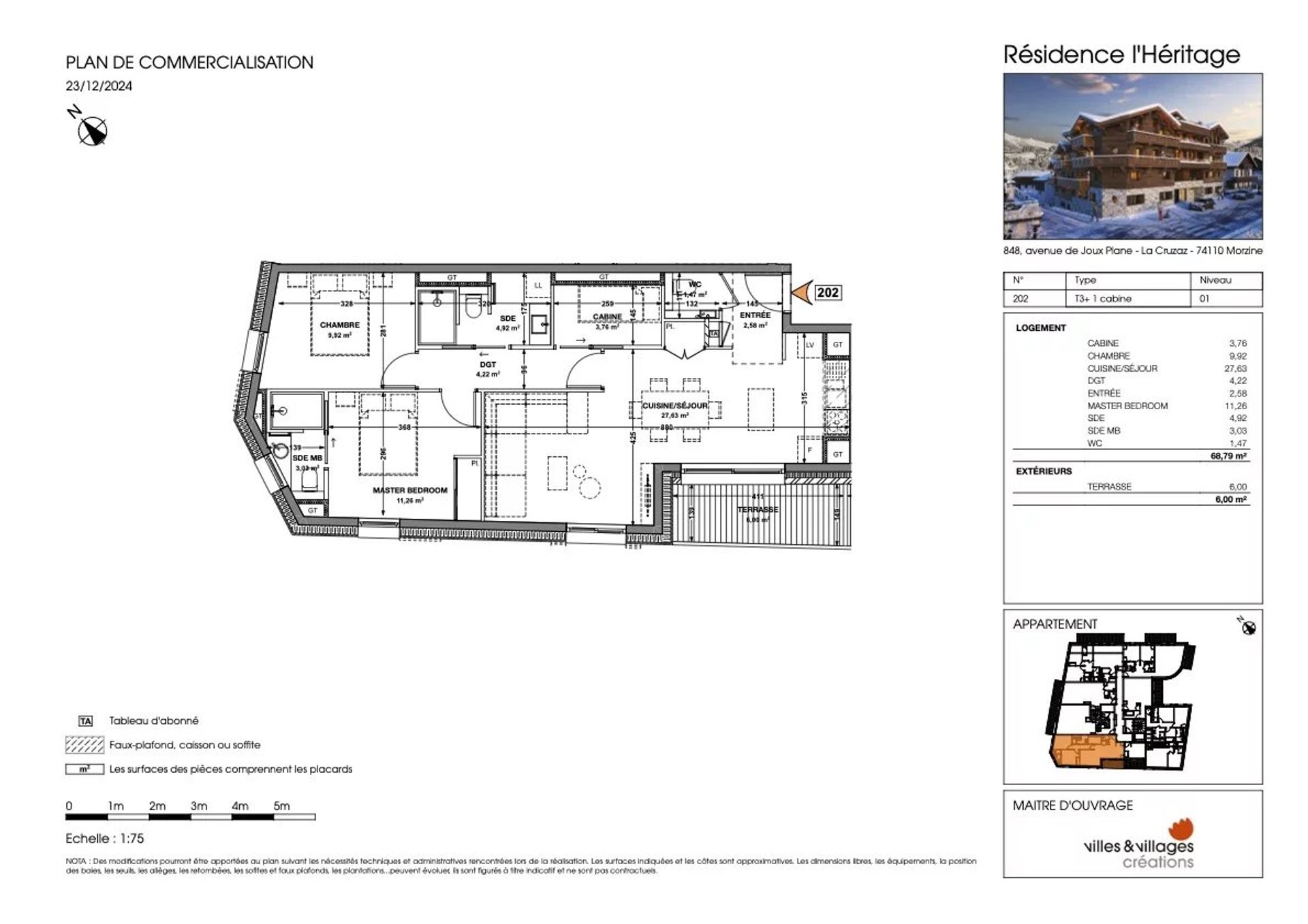 Condominium dans Morzine, Auvergne-Rhône-Alpes 12883715