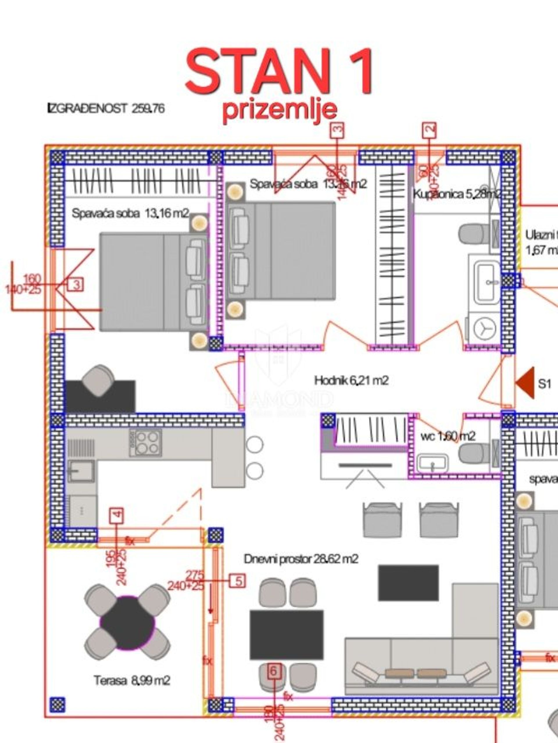 Condominium dans Poreč, Istarska Zupanija 12883950