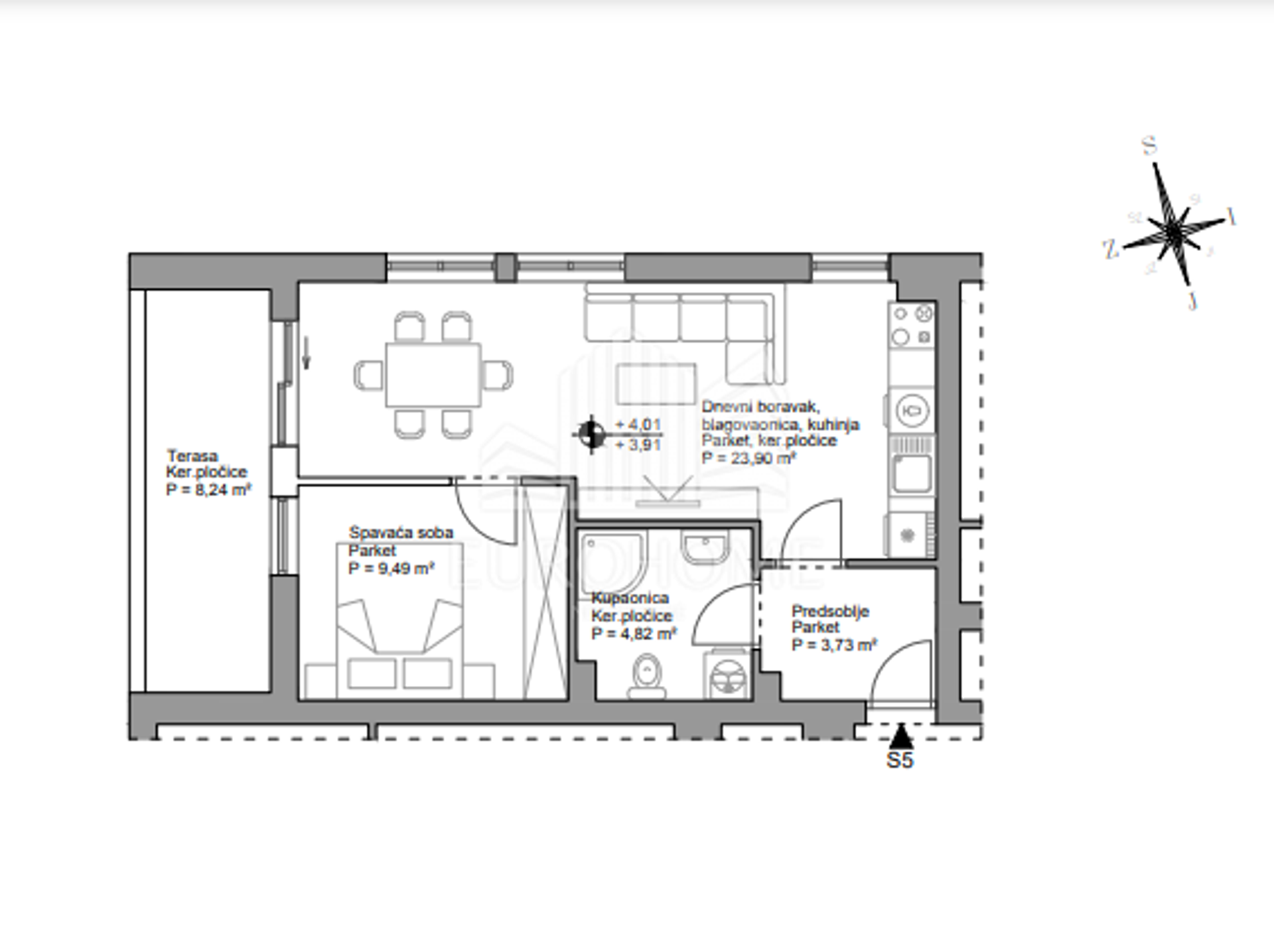 Condominium dans Gornji Laduc, Zagrebacka Zupanija 12893800