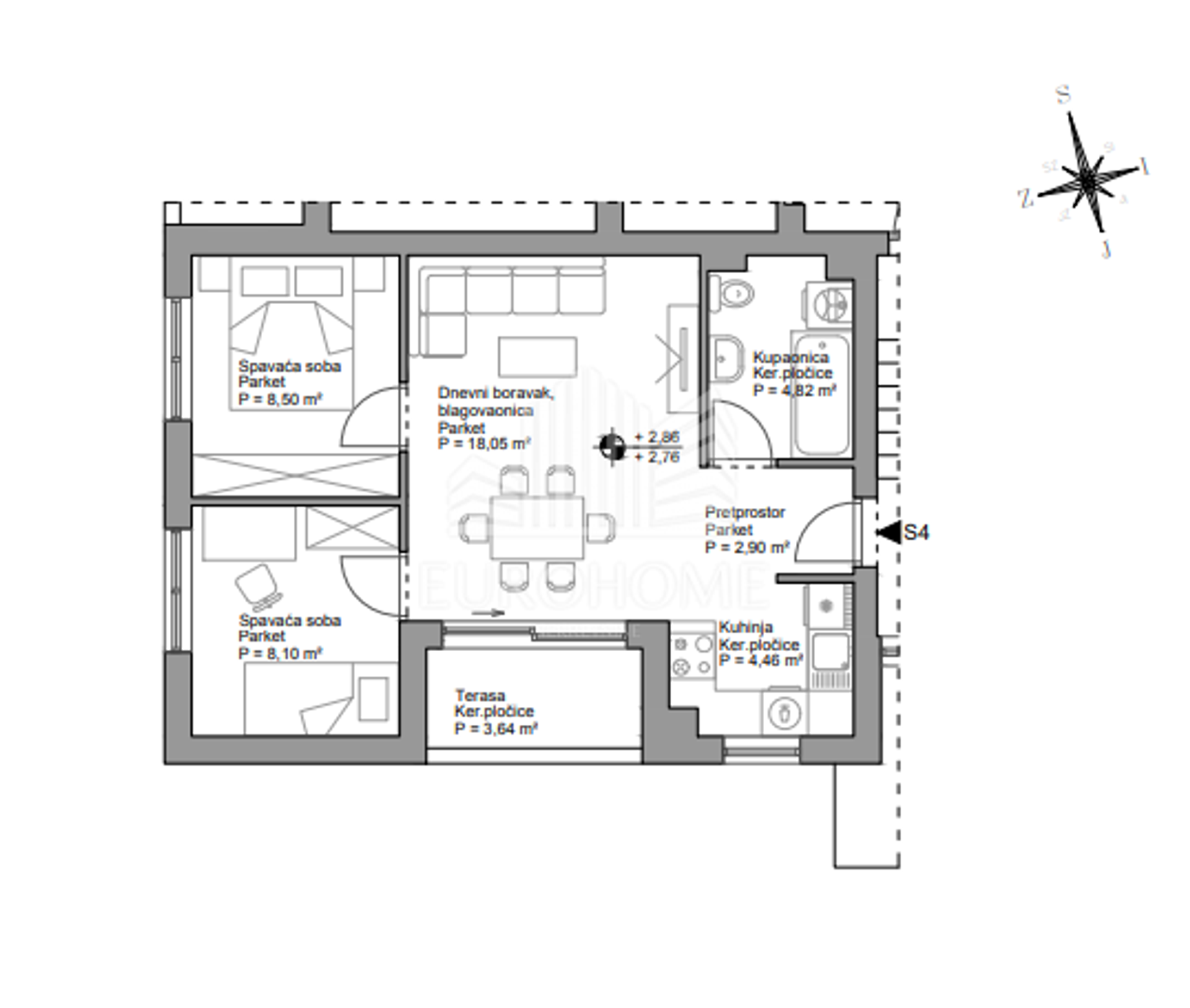 Condominium dans Gornji Laduc, Zagrebacka Zupanija 12893811