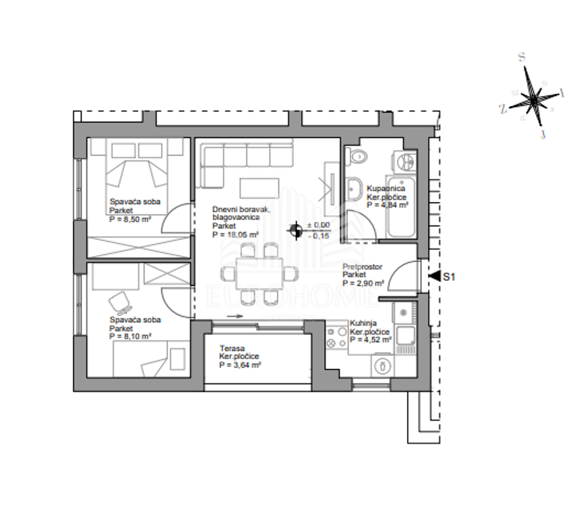 Condominium dans Gornji Laduc, Zagrebacka Zupanija 12893815