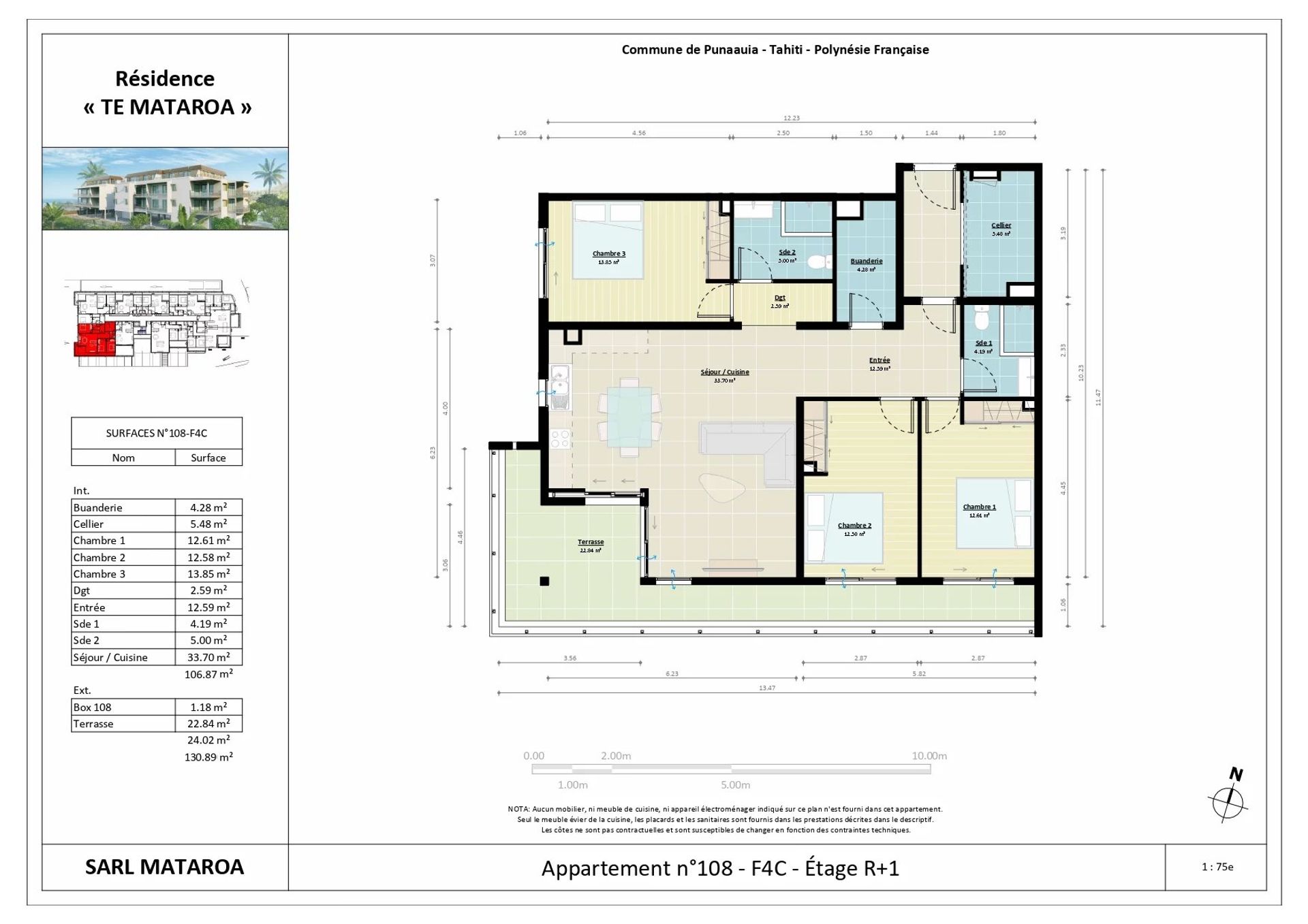 Condominium dans Papeete, Iles du Vent 12901538